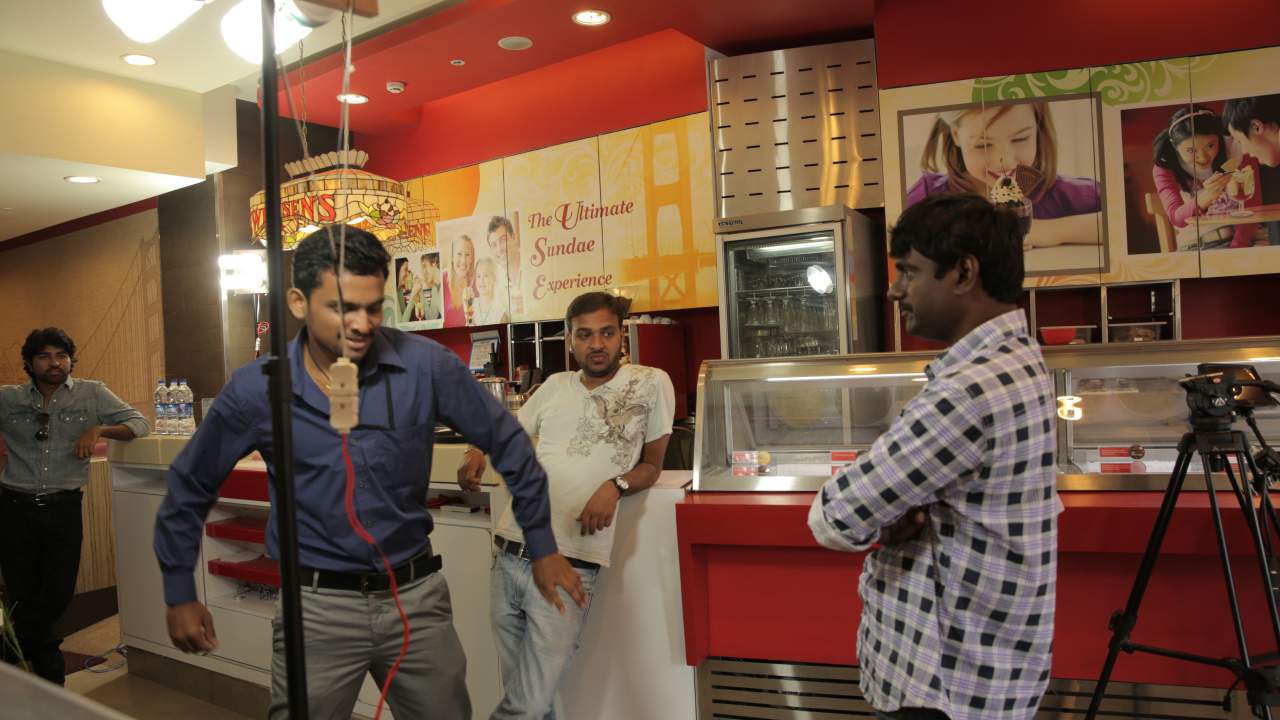 Director on set